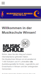 Mobile Screenshot of musikschule-winsen.de
